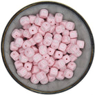 Siliconen Letterkraal 12 mm Roze - E