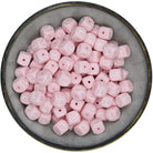Siliconen Letterkraal 12 mm Roze - L