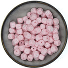 Siliconen Letterkraal 12 mm Roze - O