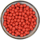Ronde siliconen kraal van 12mm in de kleur Pepper