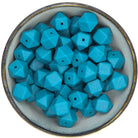 Siliconen hexagon van 17 mm in de kleur Teal
