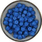 Siliconen mini-hexagons van 14 mm in de kleur Jeans