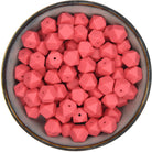 Siliconen kraal mini-hexagon van 14 mm in de kleur Sorbet