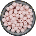 Siliconen Mini-Hexagon van 14 mm in de kleur Blush