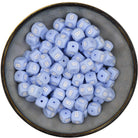 Siliconen Letterkraal 12 mm Zachtblauw - B