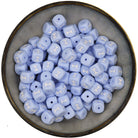 Siliconen Letterkraal 12 mm Zachtblauw - I