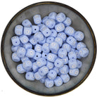 Siliconen Letterkraal 12 mm Zachtblauw - Q