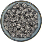 Siliconen Kraal panterprint Mini-hexagon
