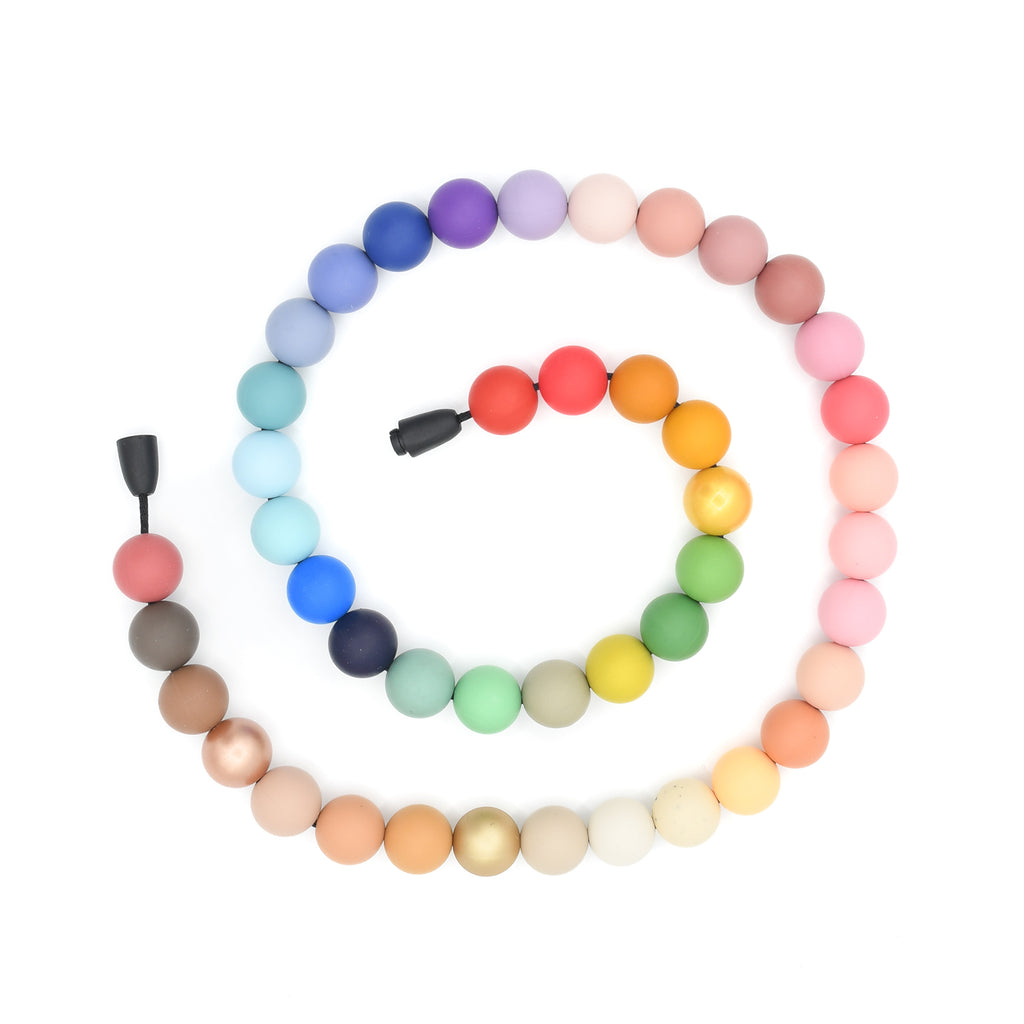 Siliconen kralen aanvulkoord kleuren